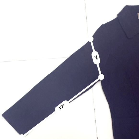 NWT Chicos Purple Luxe  Boiled Wool Cardigan Coat  Jacket  Size O - Picture 8 of 9